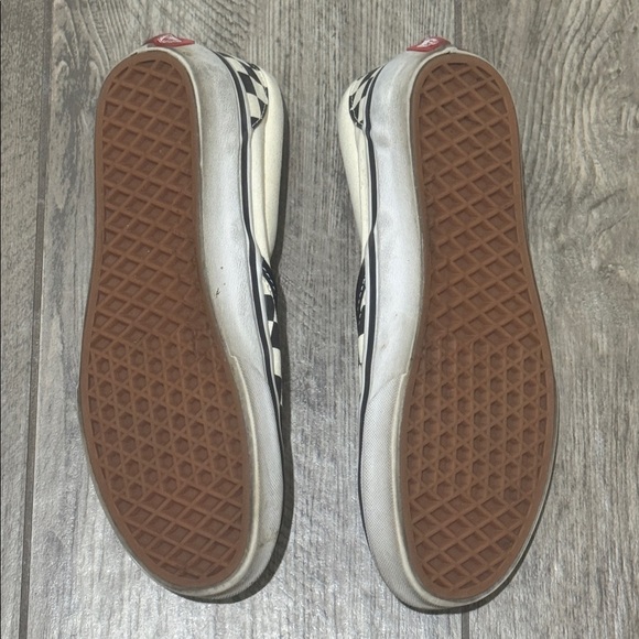 Vans Black and White Checkerboard Slip-Ons - Picture 8 of 8